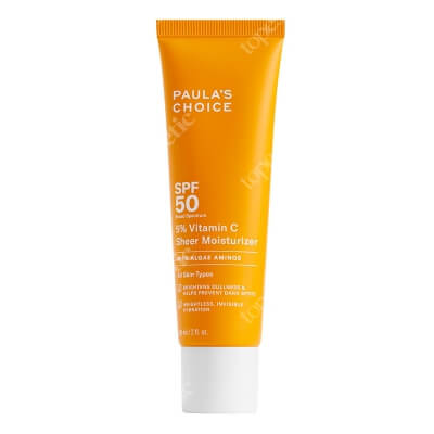 Paulas Choice 5% Vitamin C Sheer Moisturizer SPF 50 Krem nawilżający z 5% witaminą C 60 ml