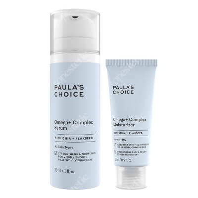 Paulas Choice Omega+ Complex ZESTAW Odżywcze serum 30 ml + Intensywnie odżywczy krem 15 ml