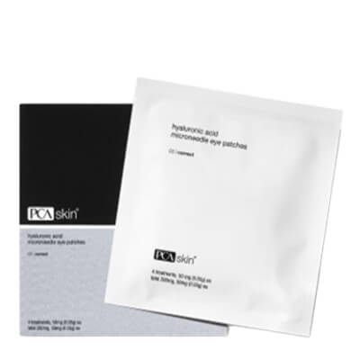 PCA Skin Hyaluronic Acid Microneedle Eye Patches Set ZESTAW Mikroigłowe płatki pod oczy nawilżająco - odmładzająco - rozjaśniające 1 saszetka x 4 x 2 szt