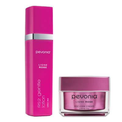 Pevonia RS2 Rosacea Set ZESTAW Tonik do skóry naczyniowej 120 ml + Krem do skóry naczyniowej 50 ml