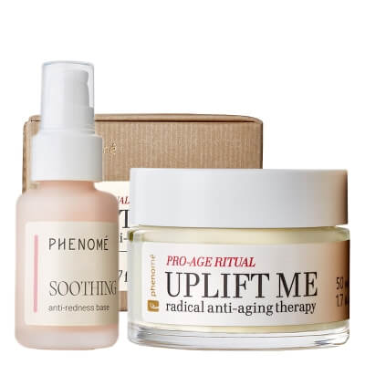 Phenome Calm And Lift Duo ZESTAW Baza zapobiegająca podrażnieniom i zaczerwienieniom 30 ml + Liftingujący i kojący krem 50 ml