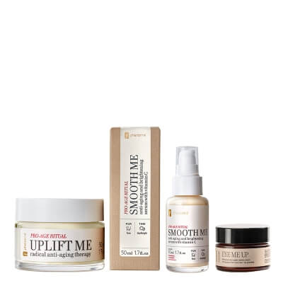 Phenome Complete Lifting Skin ZESTAW Serum do twarzy z witaminą C 50 ml + Liftingujący krem pod oczy 15 ml + Liftingujący i kojący krem do twarzy 50 ml