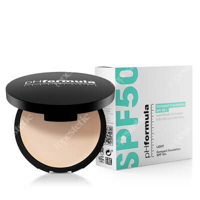 pHformula Compact Foundation SPF 50+ Podkład kompaktowy (kolor Light) 10 g