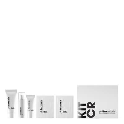 pHformula CR Resurfacing KIT ZESTAW Emulsja oczyszczająca 20 ml + Serum przeciwnaczynkowe 10 ml + Krem regenerujący 10 ml + Krem do mikrozłuszczania 5 ml x 2 szt