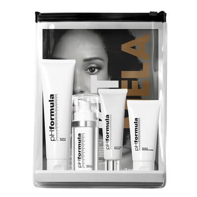 pHformula M.E.L.A. Homecare Kit ZESTAW Emulsja oczyszczająca 100 ml + Preparat przed i po zabiegach 30 ml + Koncentrat na noc 30 ml + Krem regenerujący 50 ml