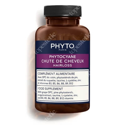 Phyto Phytocyane Kapsułki na postępujące wypadanie włosów 84 kaps.