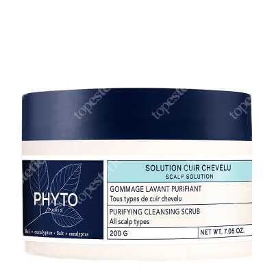 Phyto Scalp Solution Purifying Cleansing Scrub Oczyszczający peeling myjący z solą morską 200 g