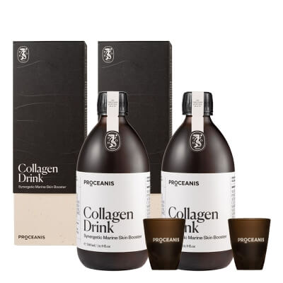 Proceanis Collagen Drink x 2 ZESTAW Napój kolagenowy - naturalny, wegański suplement diety 500 ml x 2