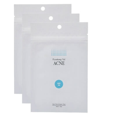 Pyunkang Yul ACNE Spot Patch Super Thin Set ZESTAW Ultracienkie plastry punktowe na zmiany trądzikowe 15 szt x 3