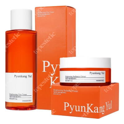 Pyunkang Yul Brightening Skin Care ZESTAW Rozjaśniający tonik do twarzy 150 ml + Rozświetlający krem do twarzy 50 ml