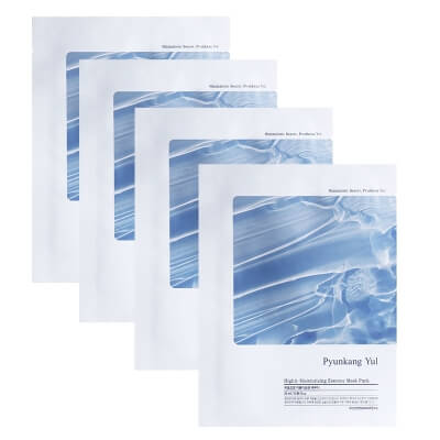 Pyunkang Yul Highly Moisturizing Essence Mask Pack x 4 ZESTAW Intensywnie nawilżająca maseczka w płachcie 1 szt x 4