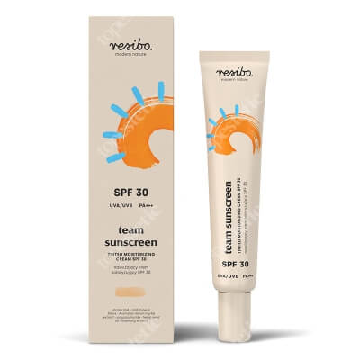Resibo Team Sunscreen SPF 30 Nawilżający krem koloryzujący SPF 30 40 ml