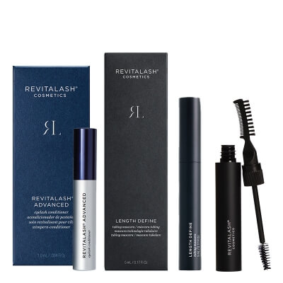 Revitalash Beauty Eye ZESTAW Żel do brwi﻿ - jasnybrązowy 7,4 ml + Odżywka stymulująca wzrost rzęs 1,0 ml + Mascara wydłużająca rzęsy 5 ml