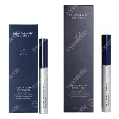 Revitalash Eyelash Conditioner RevitaLash Advanced + RevitaBrow Advanced ZESTAW Odżywka stymulująca wzrost rzęs - 3 miesięczna kuracja 2,0 ml + Odżywka stymulująca wzrost brwi 3 ml