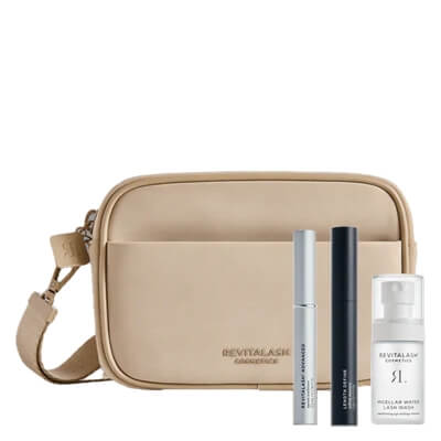 Revitalash Stregthen Define To Lash ZESTAW Odżywka stymulująca wzrost rzęs 3,5 ml + Mascara wydłużająca rzęsy 5 ml + Woda micelarna 30 ml + Kosmetyczka 1 szt