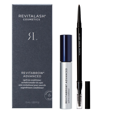 Revitalash Super Brow Set ZESTAW Odżywka stymulująca wzrost brwi 1,5 ml + Wielozadaniowa kredka do brwi ciepły brąz 0,14 g