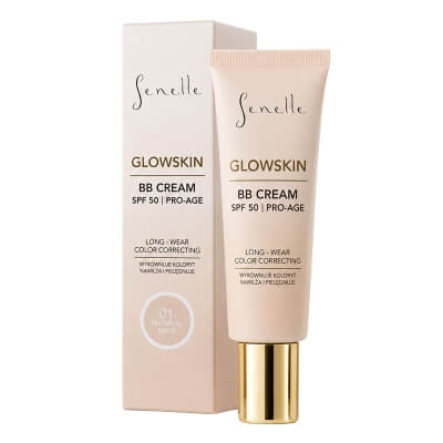 Senelle Glow Skin BB Cream SPF 50 Lekki krem BB SPF 50 (kolor 01 Natural Beige) 30 ml