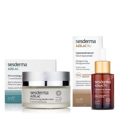Sesderma Azelac + Azelac RU ZESTAW Krem nawilżający do twarzy 50 ml + Serum liposomowe 30 ml