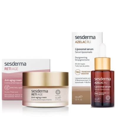 Sesderma Azelac RU + Reti Age ZESTAW Serum liposomowe 30 ml + Krem przeciwzmarszczkowy 50 ml