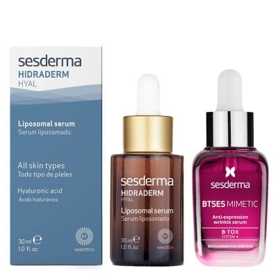 Sesderma BTSeS Mimetic Serum + Hidraderm Hyal Liposomal Serum ZESTAW Serum redukujące zmarszczki 30 ml + Serum nawilżające 30 ml