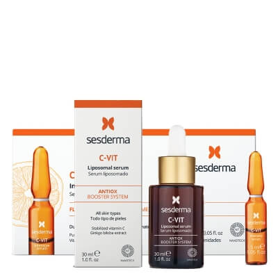 Sesderma C-VIT Liposomal Serum + C-VIT Intensive Serum ZESTAW Serum liposomowe 30 ml + Intensywne Serum 12% Ampułki 10 x 1,5 ml