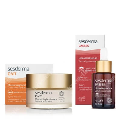 Sesderma C-VIT Moisturizing Facial Cream + Daeses Liposomal Serum ZESTAW Krem nawilżający 50 ml + Serum liposomowe liftingujące 30 ml