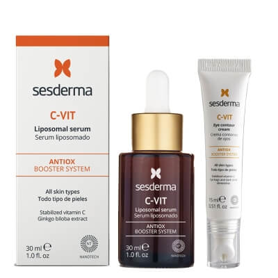 Sesderma C-VIT Serum + Eye Contour Cream ZESTAW Serum liposomowe 30 ml + Krem pod oczy 15 ml
