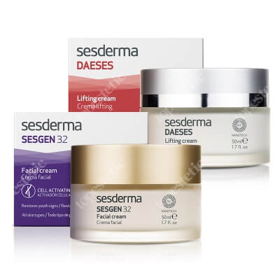 Sesderma Daeses Lifting Cream + Sesgen 32 Cream ZESTAW Krem liftingujący 50 ml + Krem odżywczy aktywujący komórki 50 ml