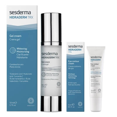 Sesderma Hidraderm Eye + Hidraderm TRX Gel Cream ZESTAW Krem pod oczy 15 ml + Krem-żel 50 ml