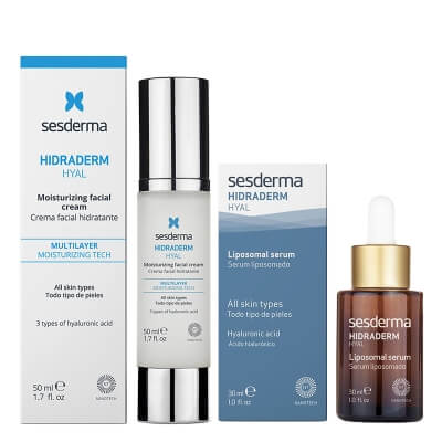 Sesderma Hidraderm Hyal + Hidraderm Hyal Liposomal Serum ZESTAW Krem do twarzy 50 ml + Serum 30 ml