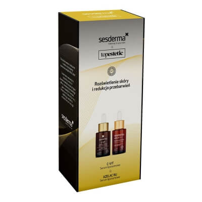 Sesderma C-VIT Serum + Azelac RU Serum ZESTAW Intensywna Pielęgnacja na Przebarwienia - Serum 30 ml + Serum 30 ml