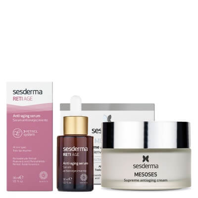 Sesderma Mesoses Cream + Reti Age Serum ZESTAW Krem do twarzy nawilżający 50 ml + Serum przeciwzmarszczkowe 30 ml