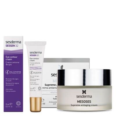 Sesderma Mesoses Cream + Sesgen 32 Eye Contour Cream ZESTAW Krem do twarzy nawilżający 50 ml + Krem kontur oczu 15 ml