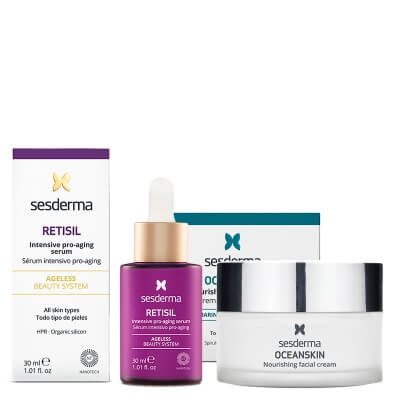 Sesderma Oceanskin Nourishing Facial Cream + Retisil Intensive Pro-Aging Serum ZESTAW Krem odżywczy 50 ml + Intensywne serum ujędrniające 30 ml