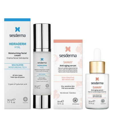 Sesderma Samay Anti Aging Serum + Hidraderm Hyal ZESTAW Serum przeciwstarzeniowe 30 ml + Krem do twarzy 50 ml