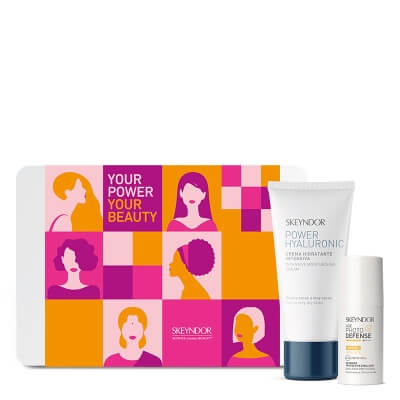 Skeyndor Power Hyaluronic Kit ZESTAW Krem do skóry suchej i bardzo suchej 25 ml + Krem ochronny SPF50+ do skóry normalnej 15 ml