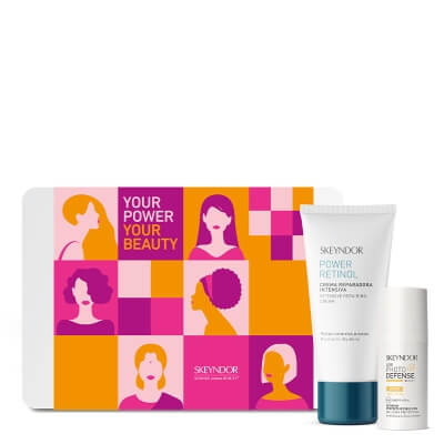 Skeyndor Power Retinol Kit ZESTAW Krem regenerujący dla skóry normalnej i suchej 25 ml + Krem ochronny SPF50+ do skóry normalnej 15 ml