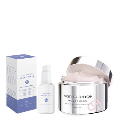 Skin Science Anti Age Set ZESTAW Serum anti-aging 30 g + Odmładzający krem na dzień 50 ml