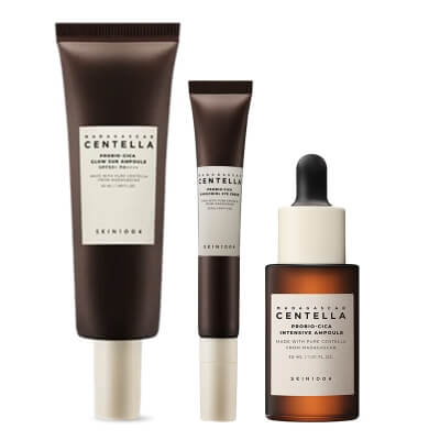 Skin1004 Centella Probio-Cica ZESTAW Serum 30 ml + Krem pod oczy z bakuchiolem 20 ml + Nawilżający krem z filtrem 50ml