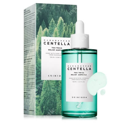 Skin1004 Madagascar Centella Tea-Trica Relief Ampoule Intensywnie regenerujące serum dla cery tłustej i problematycznej 100 ml
