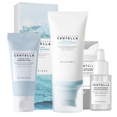 Skin1004 Favorite Set ZESTAW Serum 30 ml + Krem przeciwsłoneczny SPF 50+ PA++++ 50 ml + Maska do twarzy 30 ml