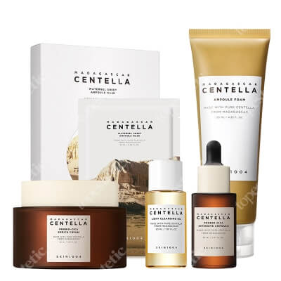 Skin1004 Fresh And Clean Set ZESTAW Olejek myjący 30 ml + Oczyszczająca pianka 125 ml + Hydrożelowa maska w płachcie 1 szt + Serum 30 ml + Krem 50 ml