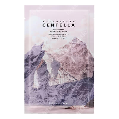 Skin1004 Madagascar Centella Poremizing Clarifying Mask Maska w płachcie minimalizująca widoczność porów 23 ml