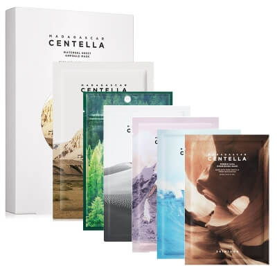 Skin1004 Mask Collection ZESTAW Maska 23 ml + Maska 1 szt. + Maska 22 ml + Plastry na niedoskonałości 22 szt+ Maska 25 ml + Maska 23 ml