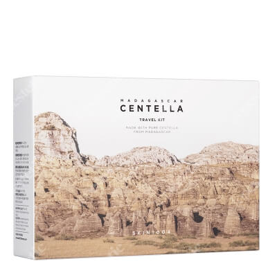 Skin1004 SKIN1004 Madagascar Centella Travel Kit ZESTAW Olejek myjący 30 ml + Oczyszczająca pianka 20 ml + Tonik 30 ml + Serum 30 ml + Krem 30 ml