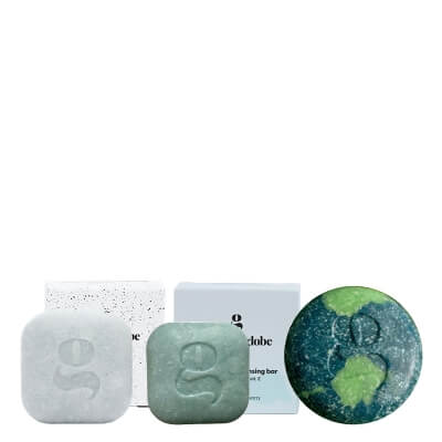 Soap For Globe Total Care ZESTAW Nawilżająca kostka do twarzy 1 szt. + Kostka myjąca - peelingująca 1 szt. + Szampon i kostka myjąca do ciała 1 szt.