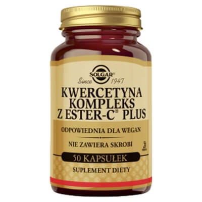 Solgar Kwercetyna Kompleks z Ester-C Plus 50 kapsułek