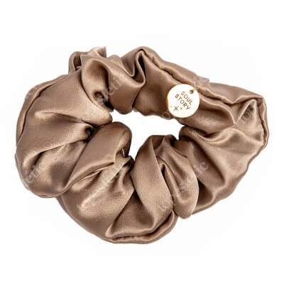 Soul Story Silk Hair Band Jedwabna gumka do włosów (kolor Champagne) 1 szt