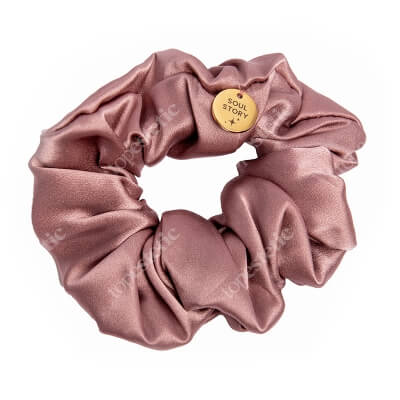 Soul Story Silk Hair Band Jedwabna gumka do włosów (kolor Dusty Pink) 1 szt
