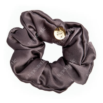 Soul Story Silk Hair Band Jedwabna gumka do włosów (kolor Graphite) 1 szt
